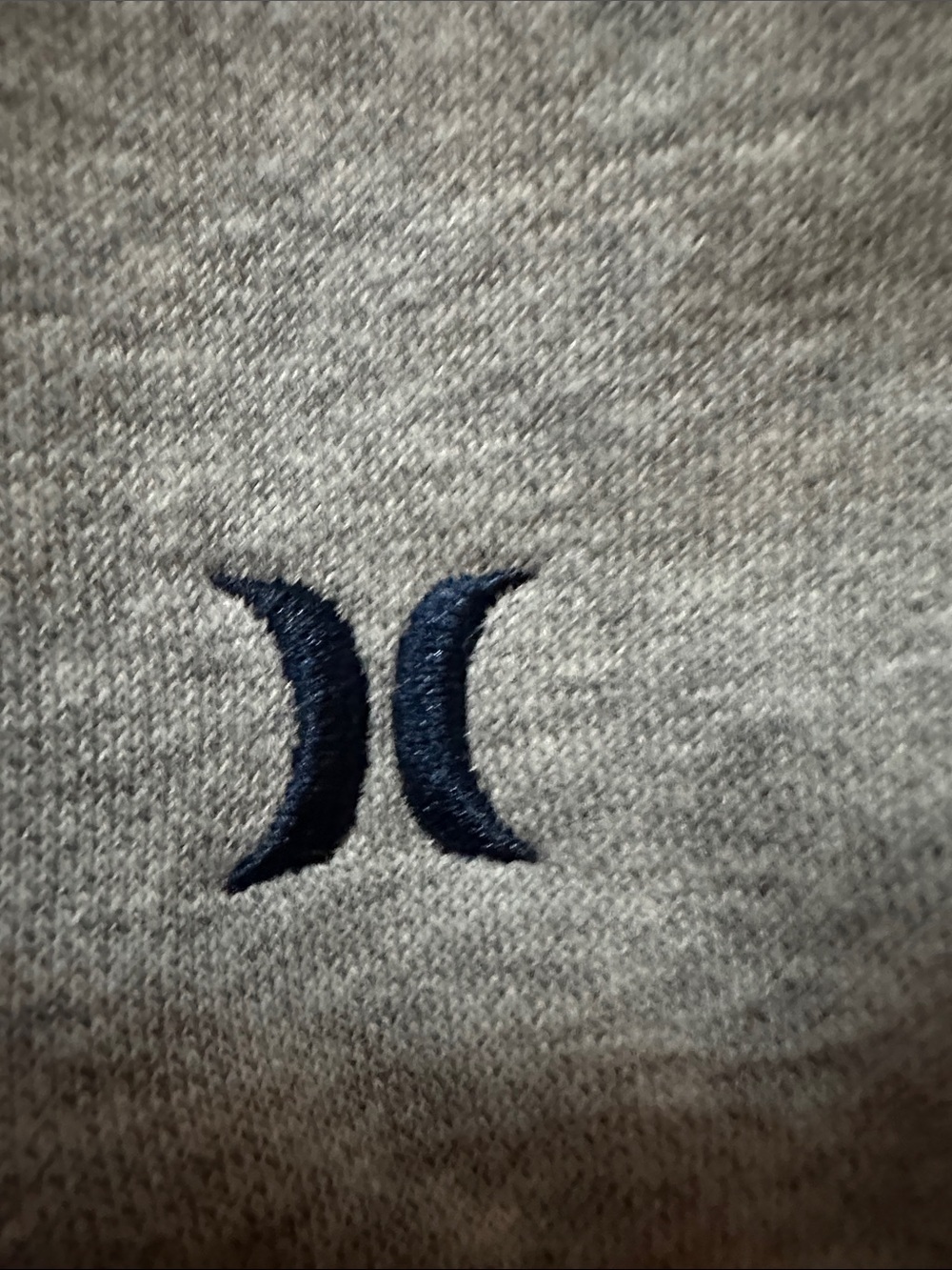 HURLEY Men's Gray Hoodie with Palm Logo Sz XL Quality Trusted Brand Athleticwear - Picture 5 of 11
